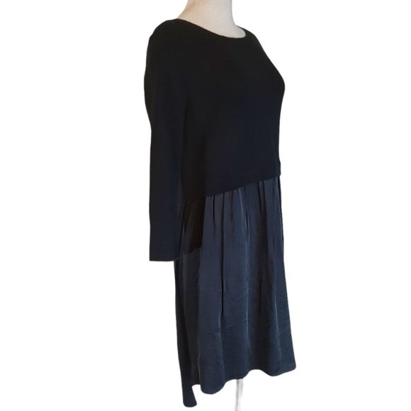 Sundance Jillian Wool Silk Black Knee Length Dress SZ XS - Picture 5 of 11